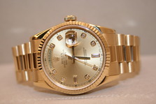 Rolex Day-Date36 YG 10P Diamond