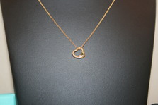 Tiffany Open Heart  Necklace