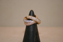 Cartier TRINITY ring, Classic  DIA  LM NEW