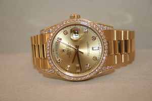 Rolex Day-Date36 YG 10P Diamond
