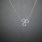 Tiffany & Co. OPEN PAPER FLOWER DIA pendant PT 