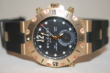 Bvlgari Diagono Scuba GMT Gold