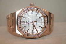 Audemars Piguet Royal Oak  GOLD DIAMOND BEZEL