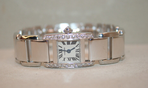 Cartier Tank  WG DIA ~~~