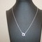 HERMES FINESSE gold DIA pendant necklace