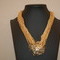CALGARO Woven Gold Charm Necklace