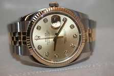 Rolex DATEJUST  Combi 10P 116233