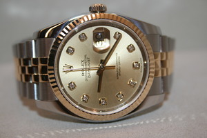 Rolex DATEJUST  Combi 10P 116233