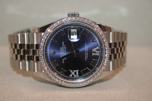 Rolex DATEJUST Aubergine DIA NEW
