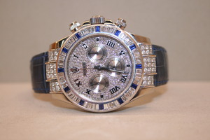 Rolex Daytona WG DIA & Sapphire Blue